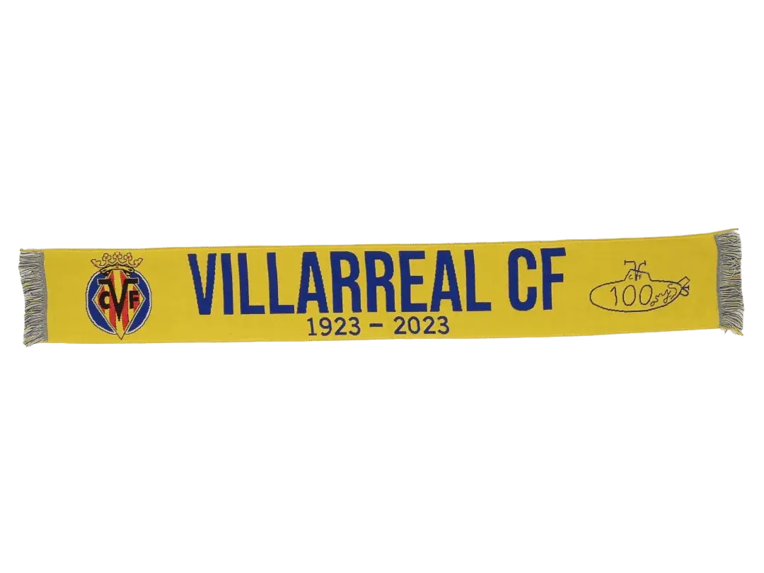 bufanda de fÚtbol oficial del villarreal bufanda de fÚtbol oficial del villarreal