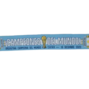 bufanda de fÚtbol de argentina campeones del mundo