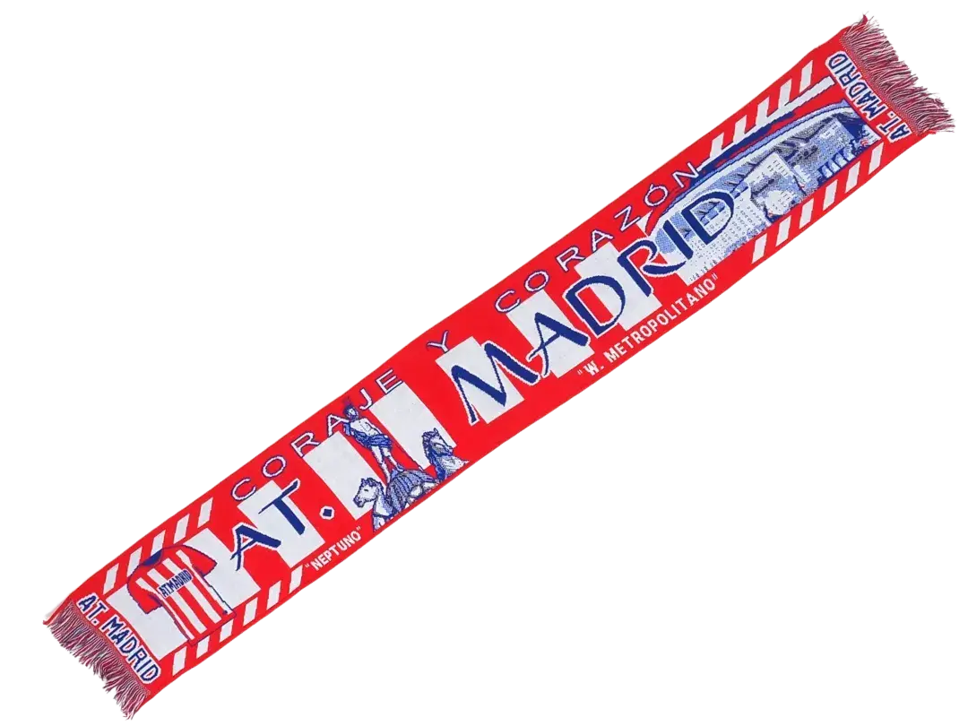 bufanda de fÚtbol del atlÉtico