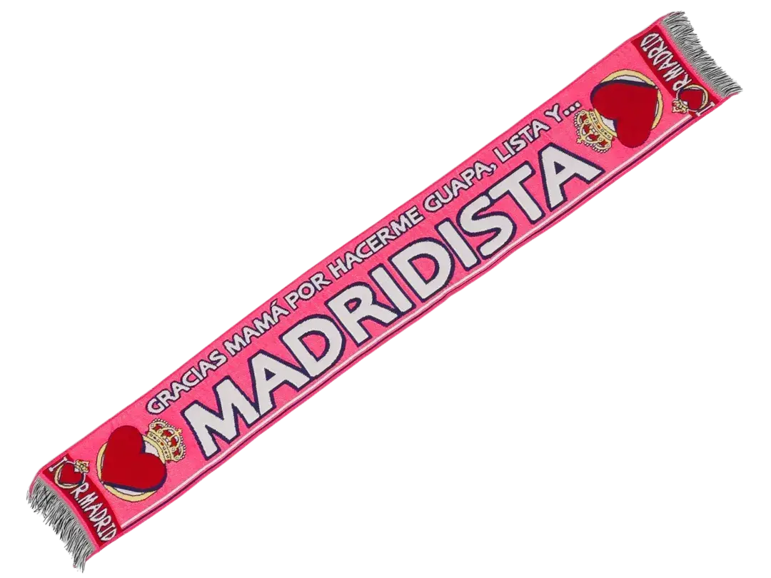 bufanda de fÚtbol pequeÑa madridista gracias mamÁ bufanda de fÚtbol pequeÑa madridista gracias mamÁ