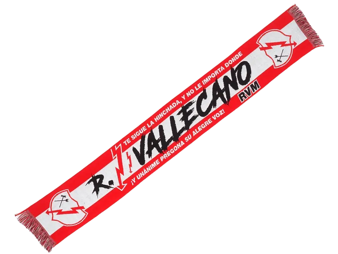 bufanda de fÚtbol del rayo bufanda de fÚtbol del rayo