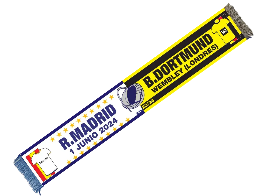bufanda final champions 2024: real madrid vs borussia dortmund bufanda final champions 2024: real madrid vs borussia dortmund