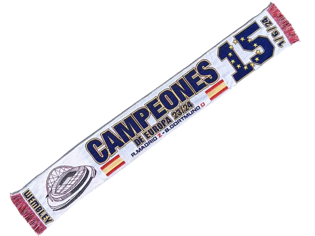 bufanda 15 champions real madrid bufanda 15 champions real madrid