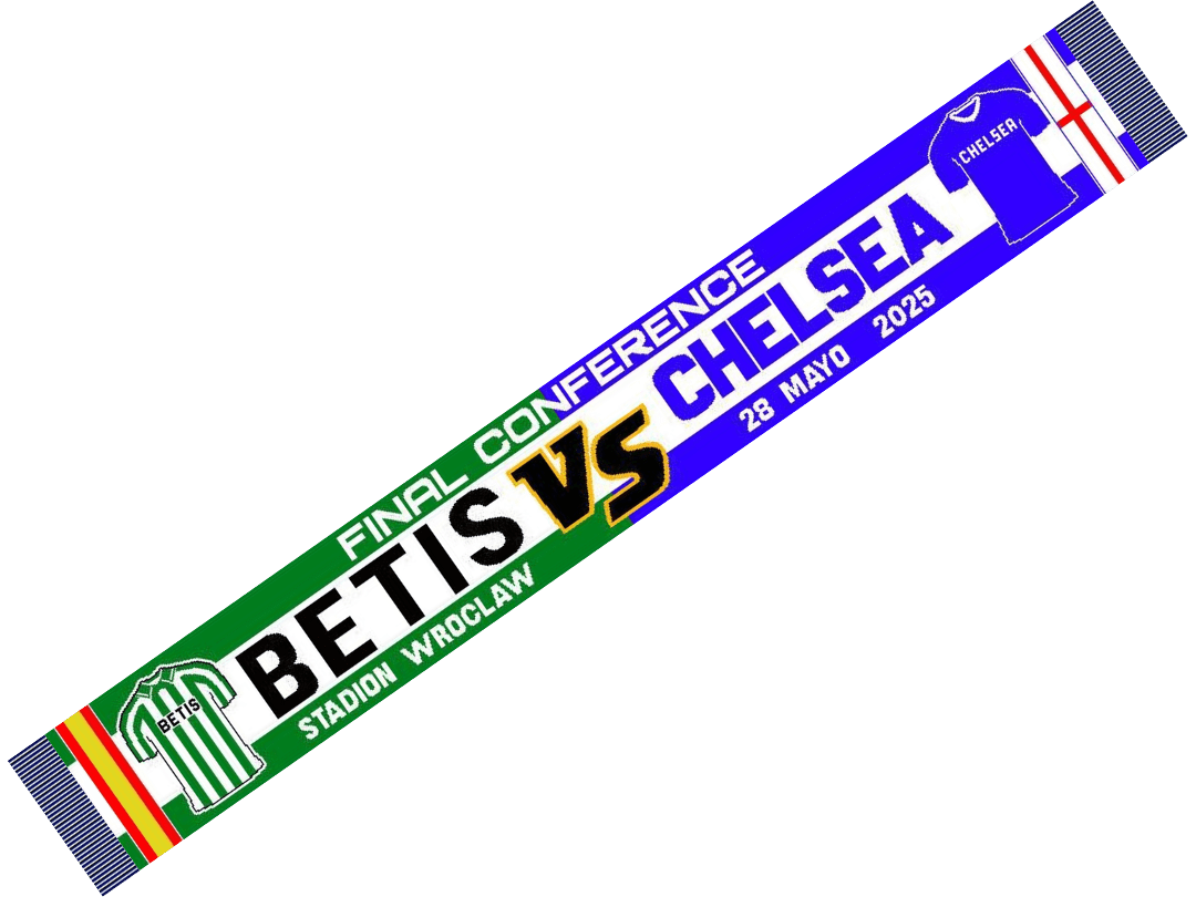 bufanda final conference 2025 betis vs chelsea