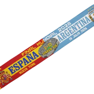 bufanda españa final mundial 2026 edición limitada