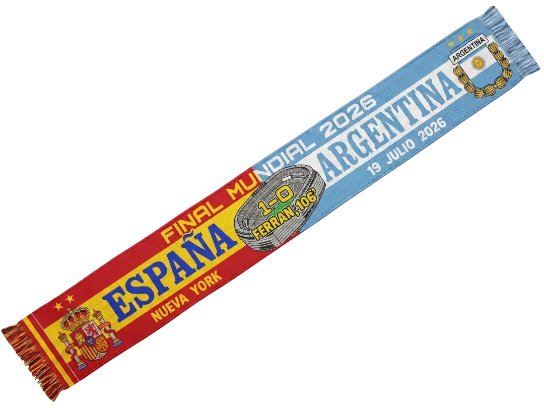 bufanda españa final mundial 2026 edición limitada